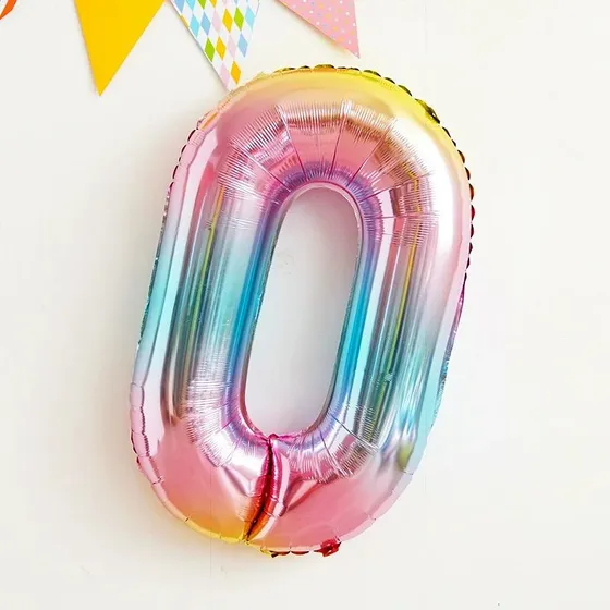 Globos Números 30 Pulgada 80 Cm Metalizado