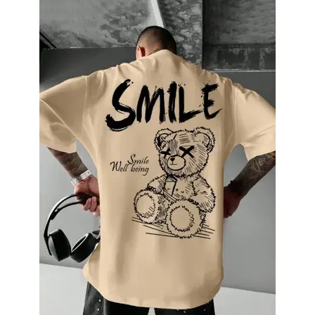 Camisa Oversized Streetwear Estampada Camiseta 100% Algodão