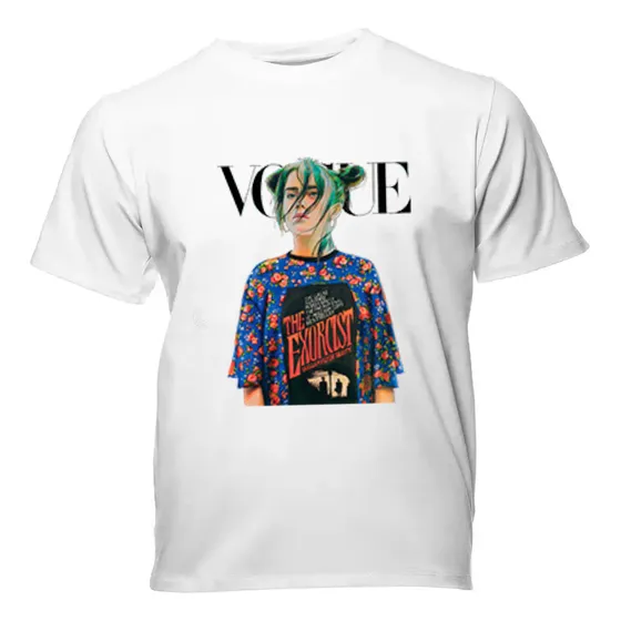 Remera Billie Eilish Fan Nastya Kovtun Algodón  Dtg 01