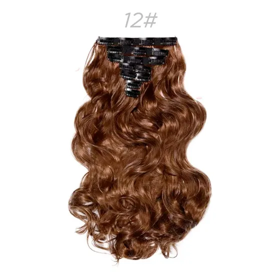 Set Extensiones Cortinas 6 Piezas Simil Natural Ondas 60cm