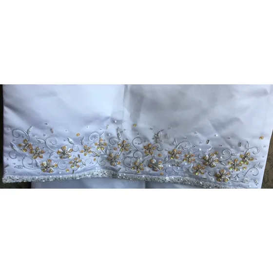Estola De Novia Blanca Alfred Angelo 230cm Largo 36cm Ancho