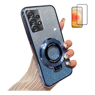 Funda Para Samsung A32 52s 72 4 5g Polvo Flash+mica Funda Para Samsung A32 52s 72 4 5g Polvo Flash+mica