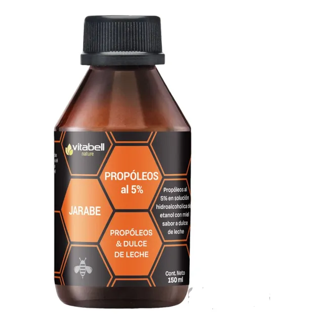 Propoleo Jarabe Al 5%  Dulce De Leche Jarabe 150ml