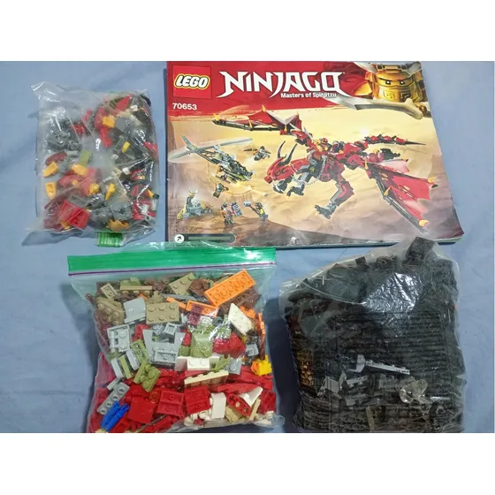 Lego Ninjago 70653 Firstbourne Completo Como Nuevo!!!