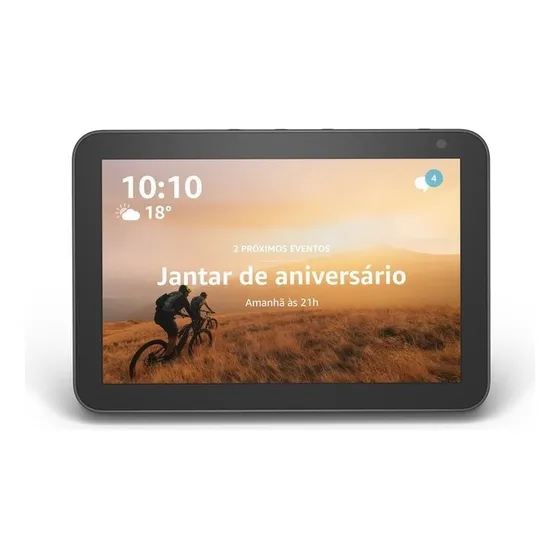 Echo Show 8 Amazon Smart Speaker Com Alexa Tela De 8'' Cor Preto 110V/220V
