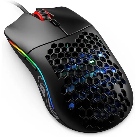 Mouse Gamer Glorious, Modelo O- (menos), 58 G, Negro Mate