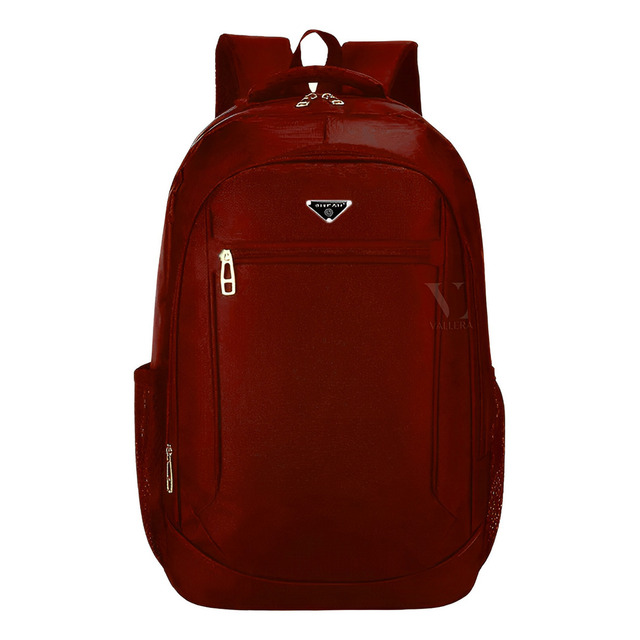 Mochila Bolsa Escolar Masculina Feminina Faculdade Básica Cor Bordô Mochila Bolsa Escolar Masculina Feminina Faculdade Básica Cor Bordô
