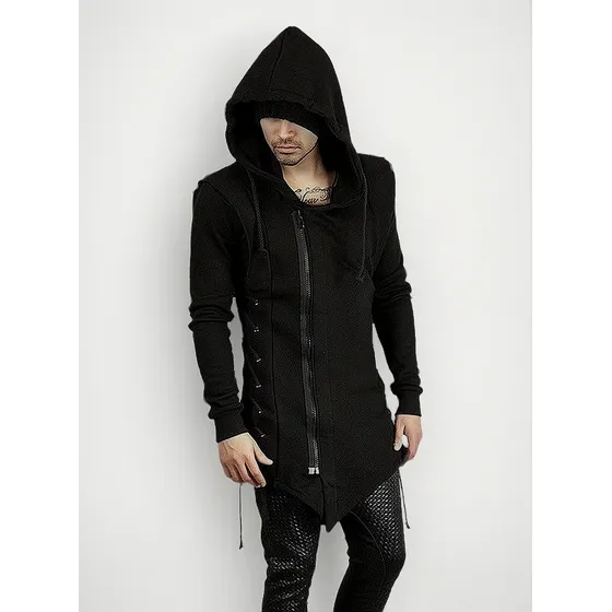 Chaqueta Con Capucha Gótica Vintage Assassin's Creed Slim Aa