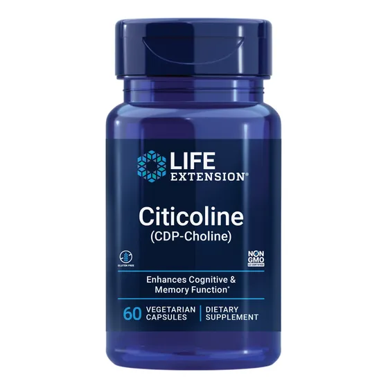 Suplemento Life Extension Citicolina (cdp-colina) 60 Cápsula