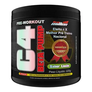 Suplemento Em PĂł C4 Beta Pump 225g New Millen Sabor LimĂŁo Suplemento Em PĂł C4 Beta Pump 225g New Millen Sabor LimĂŁo