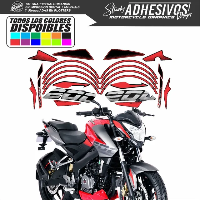 Calcomanias Pulsar Ns 2019 Tipo Originales 