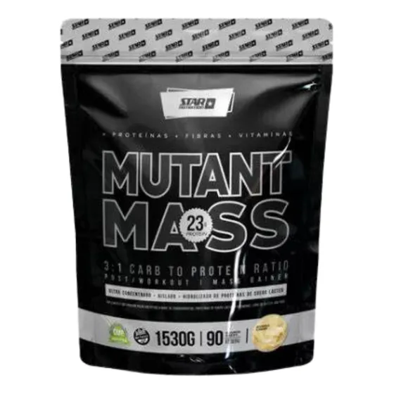 Mutant Mass Star Nutrition 1.5 Kg Ganador De Masa Muscular Sabor Banana cream