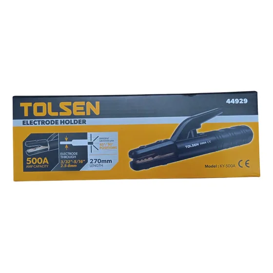 Pinza Porta Electrodo, 500a, 3/32   - 5/16  , Tolsen 44929.