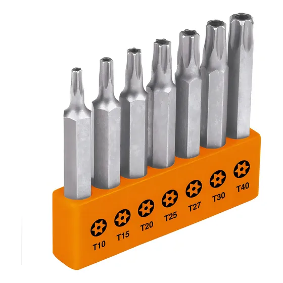 Juego 7 Puntas Torx 2 PLG Truper