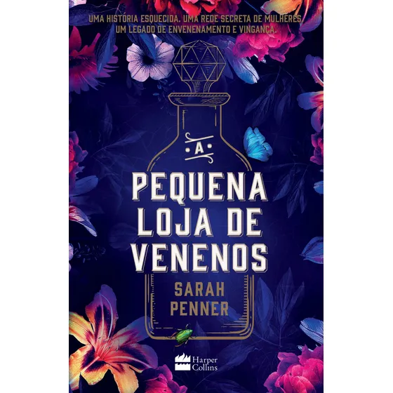 Livro a pequena loja de venenos de Penner Sarah editorial HarperCollins Brasil capa mole em Português 2022