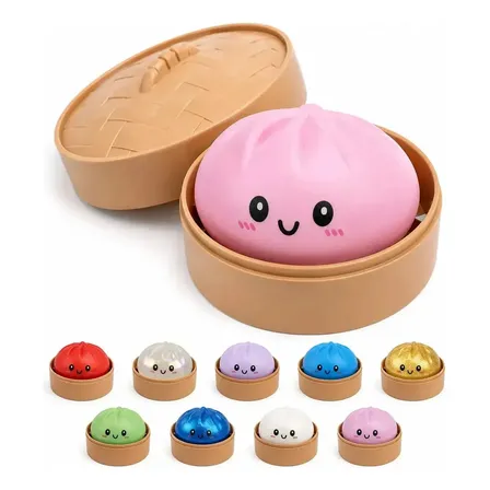 Squishy Brinquedo Infantil e Adulto Colecionáveis - Cor Surpresa Presente Sensorial Super Brasileirinho