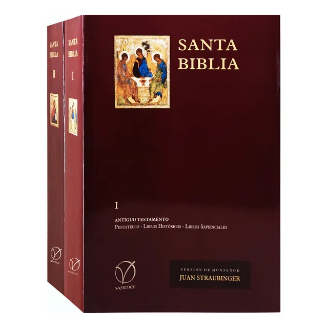 Santa Biblia De Juan Straubinger. Nueva Versión De 2 Tomos