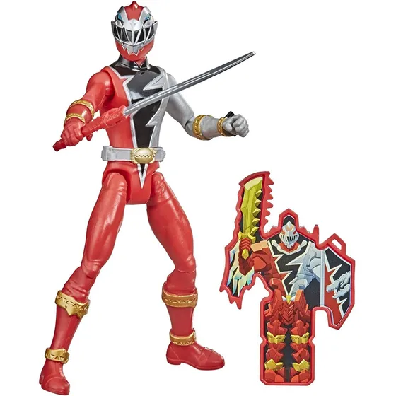 Dino Fury Red Ranger 6 Pulgadas Figura De Acción De Ju...