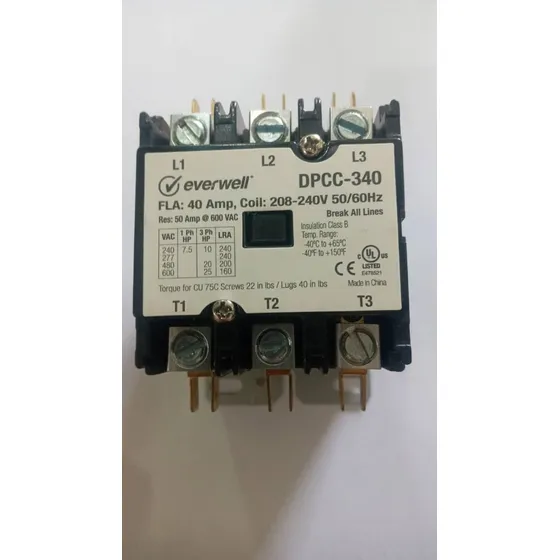 Contactor 3 Polosx 40 Amp 220 Watts Monofasico Trifasico