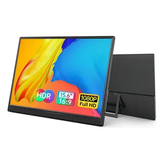 Monitor Portátil 15.6 Pulgadas 1080p Ips Ultra-slim Yxk Color Negro
