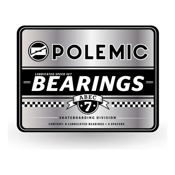 Rodamientos Skate Abec 7 - Polemic