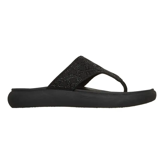 Sandalias Skechers Mujer Relaxed Fit Asana Luxe Negro