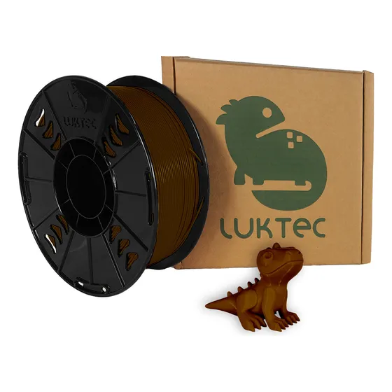 Luktec Ltpla Filamento Pla Impresión 3d 1kg 1.75mm Hecho En Mex Color Café