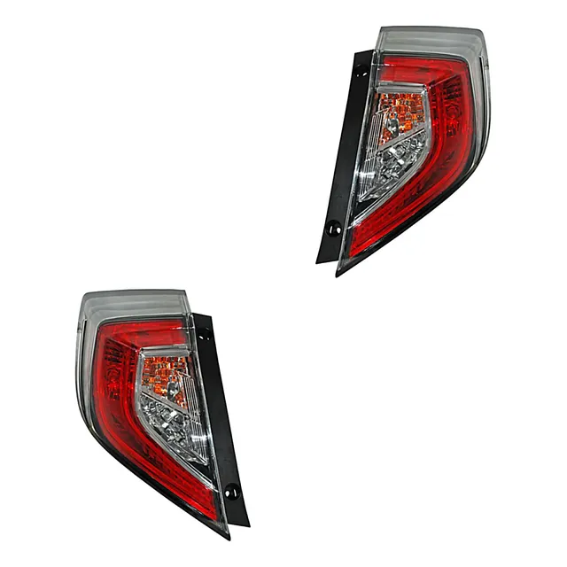 Par Calaveras Honda Civic 2016 2017 2018 Type R Leds