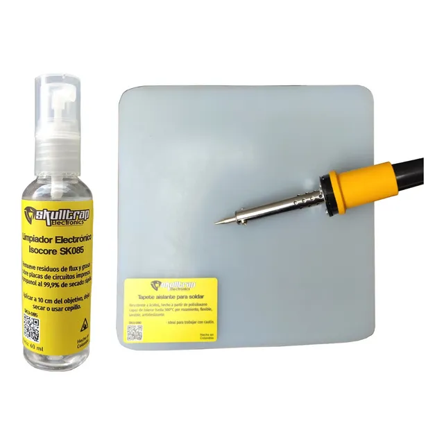 Pad Termico 20cmx20cm Silicona + Limpiador Electrónico 60ml