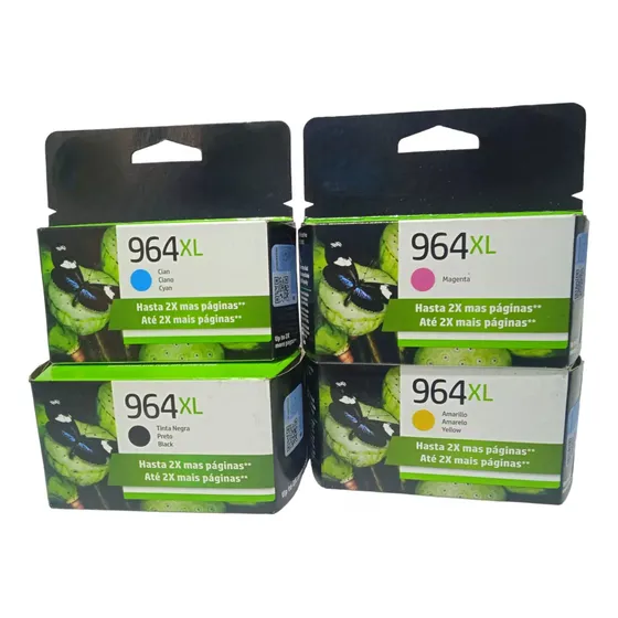 Cartuchos Hp 964 Xl Negro Y Colores Originales Sellado
