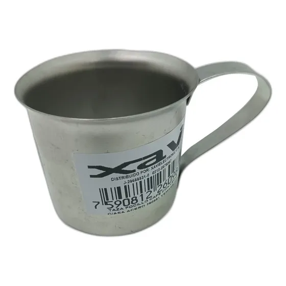 Taza Pocillo Cafe Leche Acero Barista Vemametca 9426 Xavi