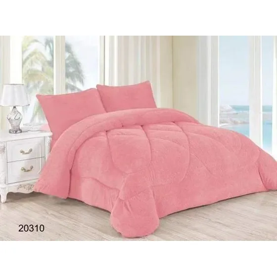 Cobertor Cubrecama Tipo Plush Con Chiporro 2 Plazas Premium