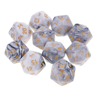 2 Dados Poliédricos Gris Gris Gris 2 Dados Poliédricos Gris Gris Gris