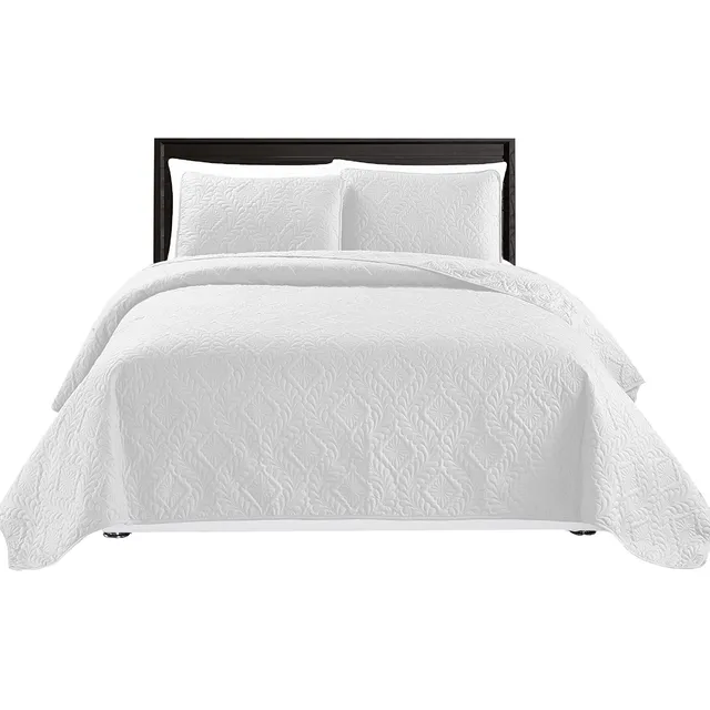 Colcha King Size Diamante 2 Vistas Capitonado Sin Hilos