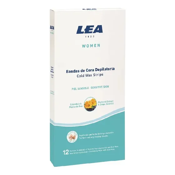 Lea Bandas Cera Fría Depilatoria