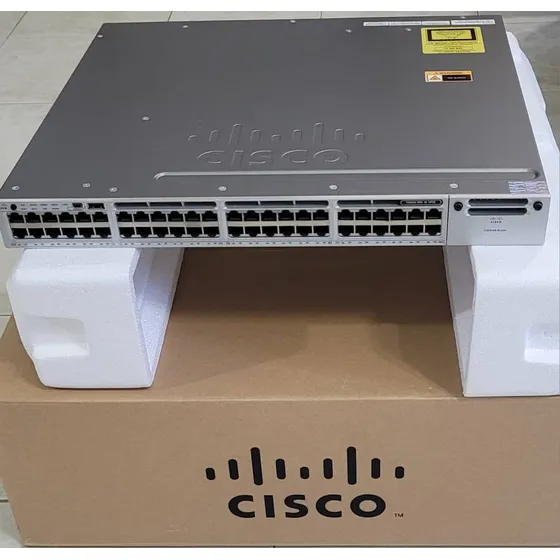 Switch Cisco Ws-c3850x 48 Puertos Poe Gigabit Fibra Optica