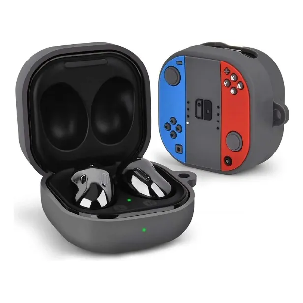 Estuche Goma Diseño Para Samsung Buds Live/ Buds2/fe+gancho