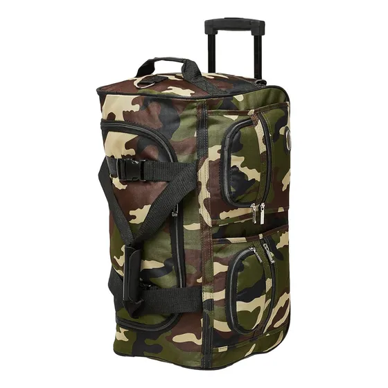 Bolsa De Viaje Rockland, Rodante, Grande, Modelo Duffel Bag