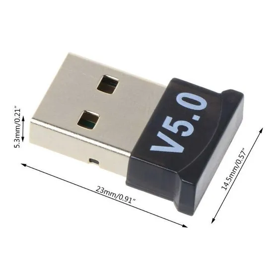 Receptor Bluetooth Usb 5.0 Pc Computadora Laptop Adaptador 