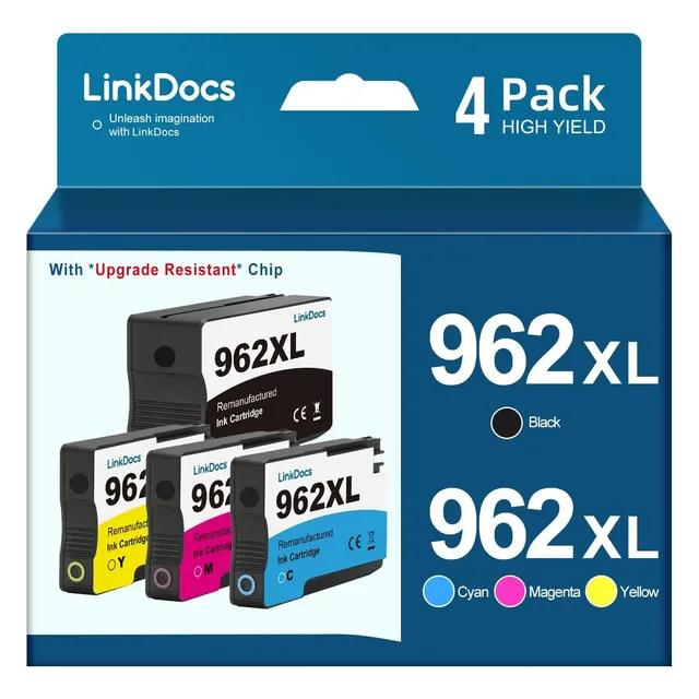  Linkdocs Cartucho Tinta Compatible Para Hp 962xl Con Chip