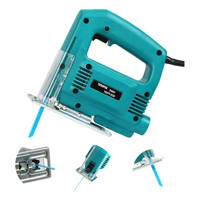 Serra Tico Tico 500w 3000rpm Uso Profissional Cor Azul Tssaper Tsstt Mdf Metal Aço Aluminio Voltagem 127v