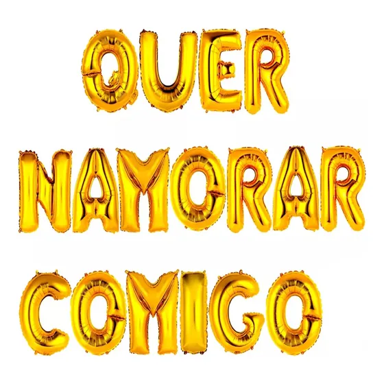 Kit Quer Namorar Comigo + 600 Pétalas + 20 Balões + 20 Velas