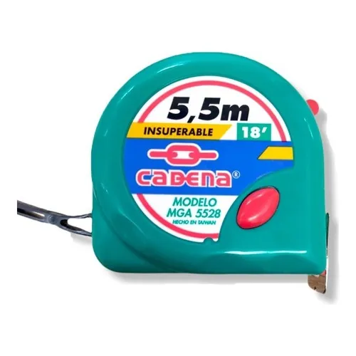 Flexometro 5.5mt X 28mm Doble Vista Cadena Mga5528
