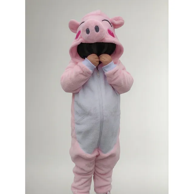 Pijama Térmica Enteriza Disfraz Cerdita Marranita Niñas
