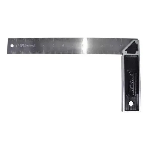 Esquadro Profissional 12" Stanley Modelo 46-536 Escala em Milímetro e Polegadas