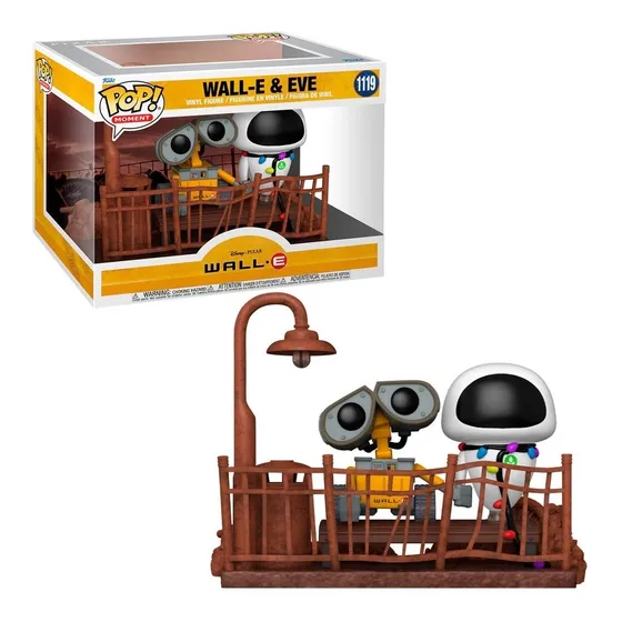 Wall-e - Wall-e And Eve - Funko Pop! Movie Moment