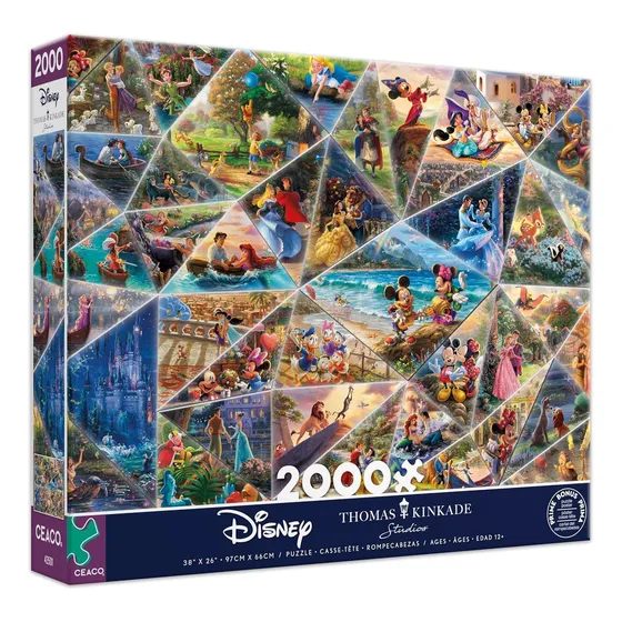 Rompecabezas 2000 Piezas Ceaco - Thomas Kinkade - Disney Col
