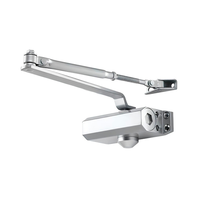 Mola Aerea Braço Amortecedor Hidráulica Fechar Porta Fechador Automatico Com Regulagem