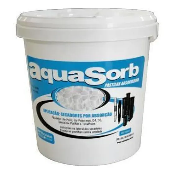 Pastilha Absorvedora Secador Ar 3kg - Metalplan Aquasorb