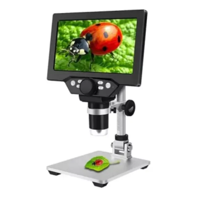 Microscopio Electrónico Académico Con 7.2in Pantalla Lcd Hd